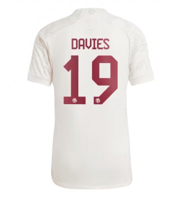 Bayern Munich Alphonso Davies #19 Tredje trøje 2023-24 Kort ærmer